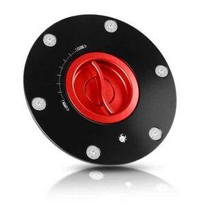 Paraxite red quick release tank cap Ducati Hypermotard 950 2022-2024 - Picture 1 of 5