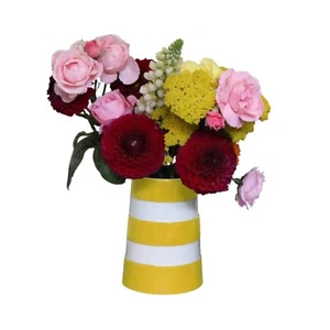 Cornishware Yellow Medium Lighthouse Vase, Ceramic - Picture 1 of 4