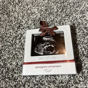 Pearhead Sonogram Christmas Ornament"Best Gift Ever" Pregnancy Frame 2.5" x 3.5" - Picture 1 of 5