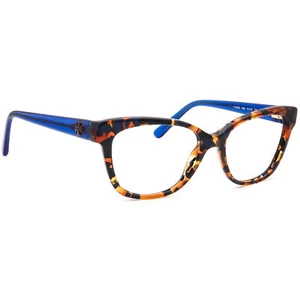 Tory Burch Eyeglasses TY 2079 1683 Blue Flake Tortoise Cat Eye Frame 51[]16 135 - Picture 1 of 6