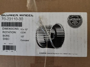 hvac blower motors wheels 10-1/2 x 10-3/4 counterclockwise - Picture 1 of 7