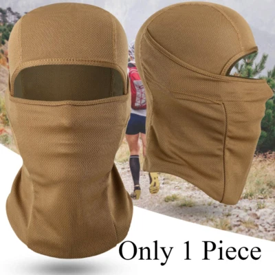 Balaclava Face Mask Thin UV Protection Ski Sun Hood Tactical Masks for Men Women - Image 1 of 4