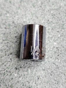Craftsman 3/8" Drive 1/2" 6 Point Shallow Socket SAE G 43003 USA. - Picture 1 of 7