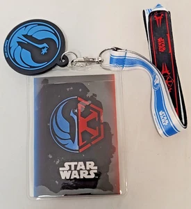 Cordón de dos caras y soporte de identificación exclusivo Funko Star Wars Old Republic-Alliance - Imagen 1 de 3