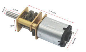 Funduino - Mini Getriebemotor N20 für Modellbau, RC, 3-12V, 15-1000RMP