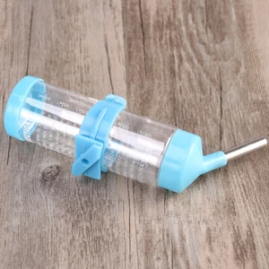 125ml Pet Drinking Hanging Water Bottles Dispenser for Rabbits Hamsters and - Picture 1 of 12