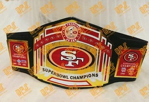 San Francisco 49ers SF Super Bowl Championship Title Belt 4mm zinc - Picture 1 of 8