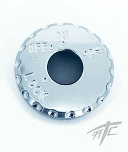 ZX-14 CHROME DIAMOND CUT “ZX” ENGRAVED KEY COVER 2007 KAWASAKI ZX-14 - Picture 1 of 4