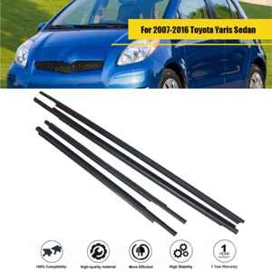 Fit For 2007-2016 Toyota Yaris Sedan Weatherstrip Window Moulding Trim Seal Belt - Bild 1 von 10