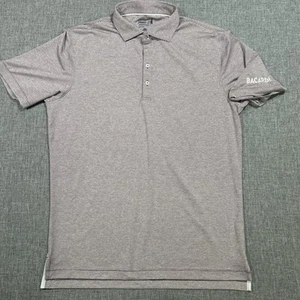 Camisa Polo Johnnie O Para Hombres Talla Mediana Rayas Jersey Rendimiento UPF 50 Bacardí - Imagen 1 de 10