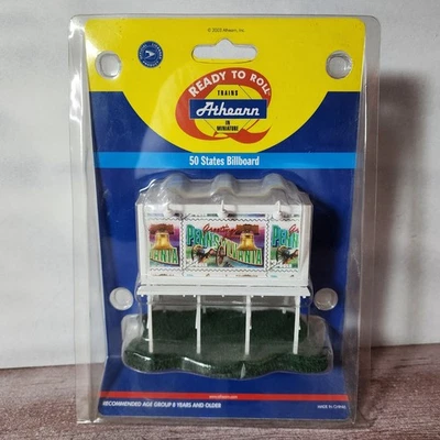 Athearn Trains USPS Billboard  PENNSYLVANIA  93388 50 States Stamp HO Scale - Image 1 of 3