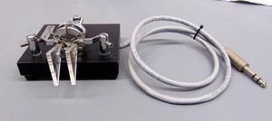 Bencher Iambic Paddles BY-1 CW Morse Code Key Black Steel Includes cord & Plug - Picture 1 of 6