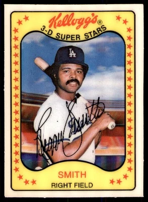 1981 Kellogg's 3-D Super Stars #36 Reggie Smith - Image 1 of 2