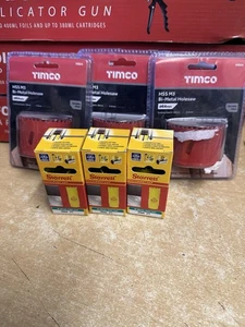 Timco Bi-Metall 64 mm Lochsägen x 3 & Starrett 25 mm x 3 - Bild 1 von 6