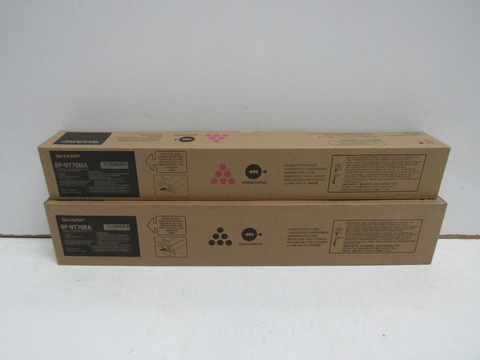 LOTE DE 2! CARTUCHO DE TÓNER ORIGINAL SHARP BP-NT70BA/BP-NT70MA (BP-50C26) Foto 1 de 1