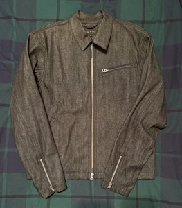 Rag and Bone Mens Black Denim Jacket size Medium - Picture 1 of 5