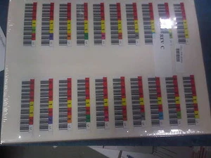 Nuevo paquete de 100 etiquetas de código de barras autoadhesivas para cartucho de cinta DLT/SDLT/VS1 - Imagen 1 de 2