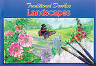 LANDSCAPE & ANIMALS COLOURING PAINTING SKETCH BOOK OLDER CHILDREN & ADULTS 3070