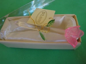 Crystal Collection Pink Flower Figurine - Picture 1 of 3