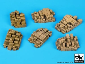 Juego de accesorios de muelle de puerto Black Dog 1/700 Nº1 (6 pilas de cajas) S70001 - Imagen 1 de 1