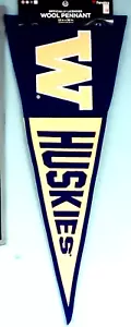 Washinton Huskies Wool Pennant 13 " x 32" Wincraft - Fanatics New - Picture 1 of 1