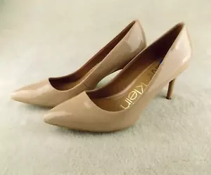 Calvin Klein Nude Beige Tan High Heal Stiletto Pumps Woman's Shoes Size 6.5 - Picture 1 of 11