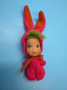 Vintage Liddle Kiddles Pink Easter Funny Bunny Little Rabbit Doll Animiddle - Picture 1 of 8