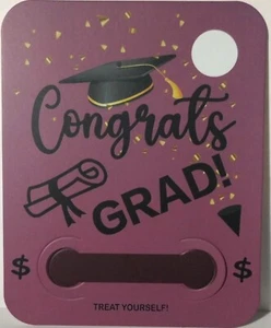 High School/College Abschluss Geld Halter Karte - lila 4"x5" - neu - Bild 1 von 2