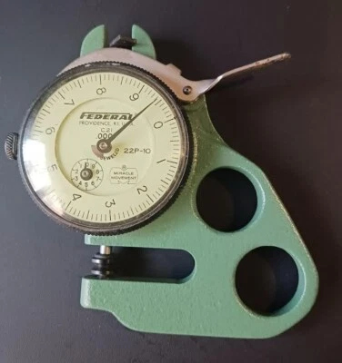Calibrador Thickness measurement federal dial indicato,r 22P-10, C21 .0001 - Image 1 of 4