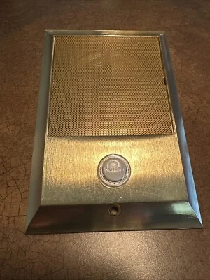 M&S  Systems  / Linear Intercom Door station With Button Bright Brass - Image 1 of 4
