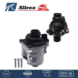 Electric Engine Water Pump W/ Thermostat 11517588885 For 2011-2014 BMW 740i X3 - Picture 1 of 10