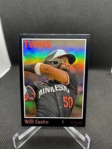 2024 Topps Archives - 1970 Topps Black Foilboard #190 Willi Castro - Picture 1 of 2