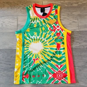 Camiseta deportiva Jordan Sport DNA para hombre CK9525-631 roja pista/verde suerte/azufre oscuro talla S - Imagen 1 de 6