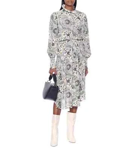 Isabel Marant Etoile Damen Cescott Smocks Blumenmuster Midi Kleid S - Bild 1 von 23