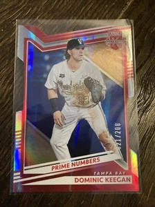 DOMINIC KEEGAN 21/208 SSP Rays 2022 Elite Prospect Rookie RC - Picture 1 of 2