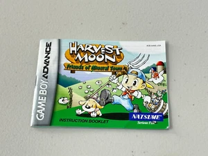 Harvest Moon Friends... Auténtico folleto de instrucciones para GameBoy Advance GBA - Imagen 1 de 2