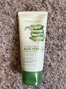 Nature Republic Soothing & Moisture Aloe Vera Cleansing Gel Foam 150ml Lot  OF 2 - Picture 1 of 2