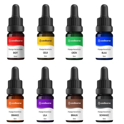 Flüssige Kerzenfarbe / Wachsfarbe zum Durchfärben, Kerzenherstellung - Bild 1 von 4