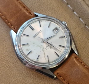 SEIKO SKYLINER 6102-8000 manual from 1968' JAPAN VINTAGE CLASSIC OVERSIZE 37MM - Foto 1 di 9