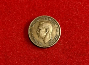 Great Britain 1939 1/2 Penny KM#844 Bronze Coin T1652 - Picture 1 of 2