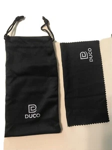 DUCO Sonnenbrille REINIGUNGSTUCH + Kordelzug Staubschutz Aufbewahrungstasche - Bild 1 von 3