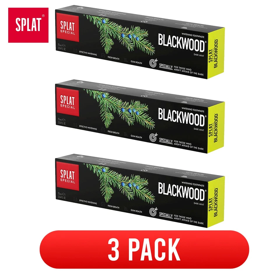 Splat Blackwood Whitening Toothpaste 75 Ml Zahnpasta Pcs