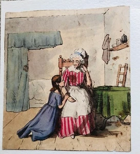 Busby's Caricature Ca. 1820s. Affection - Picture 1 of 1