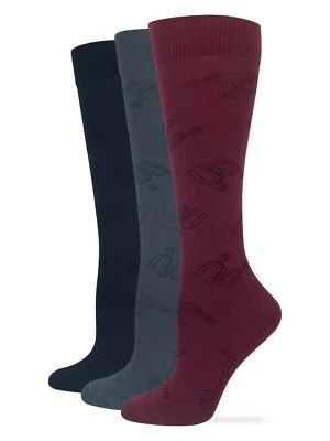 Женские носки Wrangler из микрофибры со шпорами с узором до колена упаковка 3 пары - Изображение 1 из 3