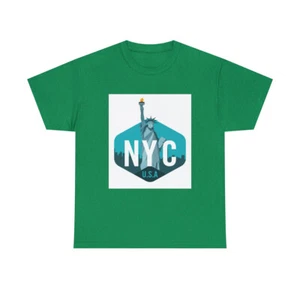 NYC New York City Lady Liberty Tshirt Unisex Heavy Cotton Tee - Picture 1 of 85