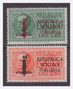 RSI FASCETTI ESPRESSI 1944 SERIE NUOVA ** MNH - Foto 1 di 1