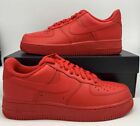 Nike Air Force 1 Lv8 Low Triple Red Shoes Cw6999 600 Mens Size 75  Womens 9