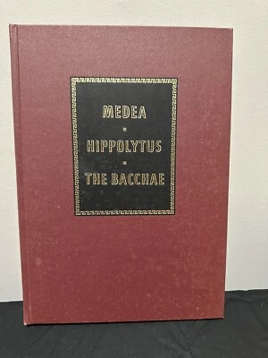 Medea, Hippolytus, The Bacchae By Euripides, 1963, Heritage Press, Illustrated Foto 1 de 4