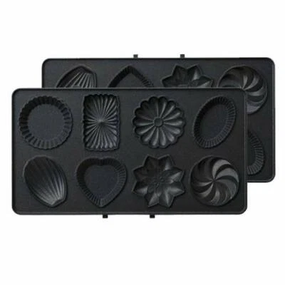 BRUNO Double Petit Gateau Plate for Hot Sand Maker Double BOE044-GATEAU - Image 1 of 4