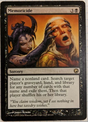 MTG Memoricide 69/249 MP Rare Scars of Mirrodin - Image 1 of 4